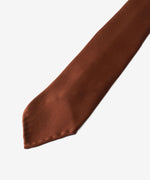 画像をギャラリービューアに読み込む, ATTACHMENT アタッチメントのSILK SATIN TIE - BROWNの公式通販サイトsession福岡セレクトショップ
