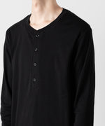 画像をギャラリービューアに読み込む, ATTACHMENT アタッチメントのSVIN CO RIB HENLEY NECK L/S TEE - BLACK 公式通販サイトsession福岡セレクトショップ
