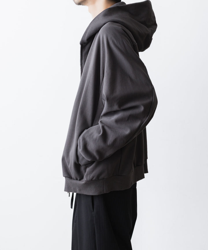 ATTACHMENT アタッチメントのCO STRECH TERRY ZIP UP HOODIE - D.GRAYの公式通販サイトsession福岡セレクトショップ
