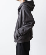 画像をギャラリービューアに読み込む, ATTACHMENT アタッチメントのCO STRECH TERRY ZIP UP HOODIE - D.GRAYの公式通販サイトsession福岡セレクトショップ
