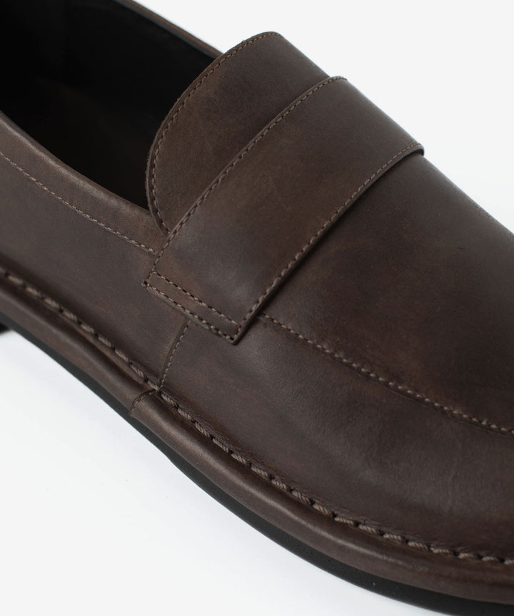 ATTACHMENT アタッチメントのSMOOTH LEATHER LOAFER - BEIGEの公式通販サイトsession福岡セレクトショップ