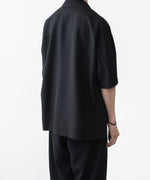 画像をギャラリービューアに読み込む, ATTACHMENT / EXCLUSIVE ITEMアタッチメントのPE LIGHT TROPICAL DOLMAN SLEEVE REGULAR COLLAR SHIRT S/S - BLACKの公式通販サイトsession福岡セレクトショップ

