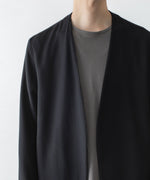画像をギャラリービューアに読み込む, ATTACHMENT アタッチメントの2/90 WO TWIST TWILL COLLARLESS JKT - BLACKの公式通販サイトsession福岡セレクトショップ
