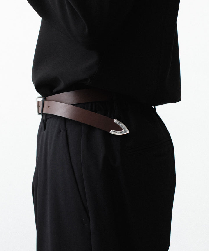 ATTACHMENT アタッチメントのCOW LEATHER WESTERN BELT - BROWNの公式通販サイトsession福岡セレクトショップ