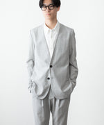 画像をギャラリービューアに読み込む, ATTACHMENT アタッチメントのWO/TA STRETCH TRO COLLARLESS JKT - X.GRAYの公式通販サイトsession福岡セレクトショップ
