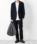 画像をギャラリービューアに読み込む, ATTACHMENT アタッチメントの別注SOLOTEX DOUBLE CLOTH REGULAR FIT EASY TROUSERS - NAVYの公式通販サイトsession福岡セレクトショップ
