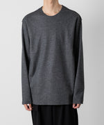 画像をギャラリービューアに読み込む, ATTACHMENT アタッチメントの限定TECH WOOL SMOOTH OVERSIZED L/S CUTOFF TEE - X.GRAYの公式通販サイトsession福岡セレクトショップ

