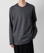 画像をギャラリービューアに読み込む, ATTACHMENT アタッチメントの限定TECH WOOL SMOOTH OVERSIZED L/S CUTOFF TEE - X.GRAYの公式通販サイトsession福岡セレクトショップ

