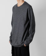 画像をギャラリービューアに読み込む, ATTACHMENT アタッチメントの限定TECH WOOL SMOOTH OVERSIZED L/S CUTOFF TEE - X.GRAYの公式通販サイトsession福岡セレクトショップ

