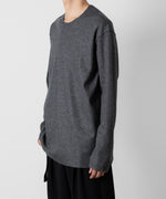 画像をギャラリービューアに読み込む, ATTACHMENT アタッチメントの限定TECH WOOL SMOOTH OVERSIZED L/S CUTOFF TEE - X.GRAYの公式通販サイトsession福岡セレクトショップ

