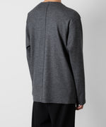 画像をギャラリービューアに読み込む, ATTACHMENT アタッチメントの限定TECH WOOL SMOOTH OVERSIZED L/S CUTOFF TEE - X.GRAYの公式通販サイトsession福岡セレクトショップ

