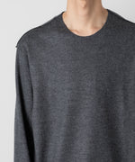 画像をギャラリービューアに読み込む, ATTACHMENT アタッチメントの限定TECH WOOL SMOOTH OVERSIZED L/S CUTOFF TEE - X.GRAYの公式通販サイトsession福岡セレクトショップ

