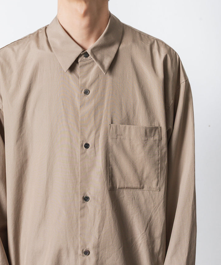 ATTACHMENT アタッチメントの140/2 GIZA BROAD L/S SHIRT - CAMELの公式通販サイトsession福岡セレクトショップ