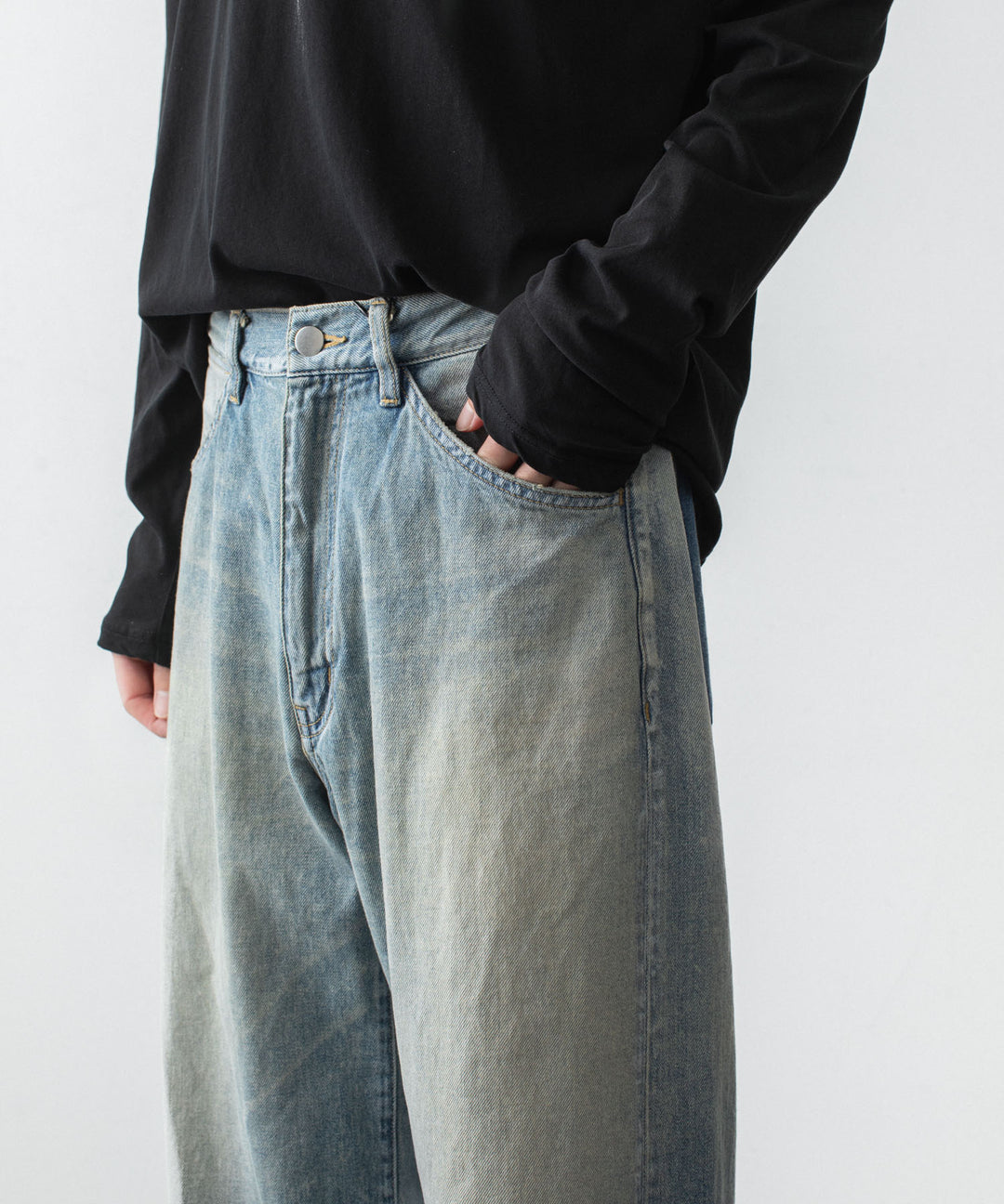 ATTACHMENT アタッチメントの11OZ DENIM WIDE JEANS - L.NAVYの公式通販サイトsession福岡セレクトショップ
