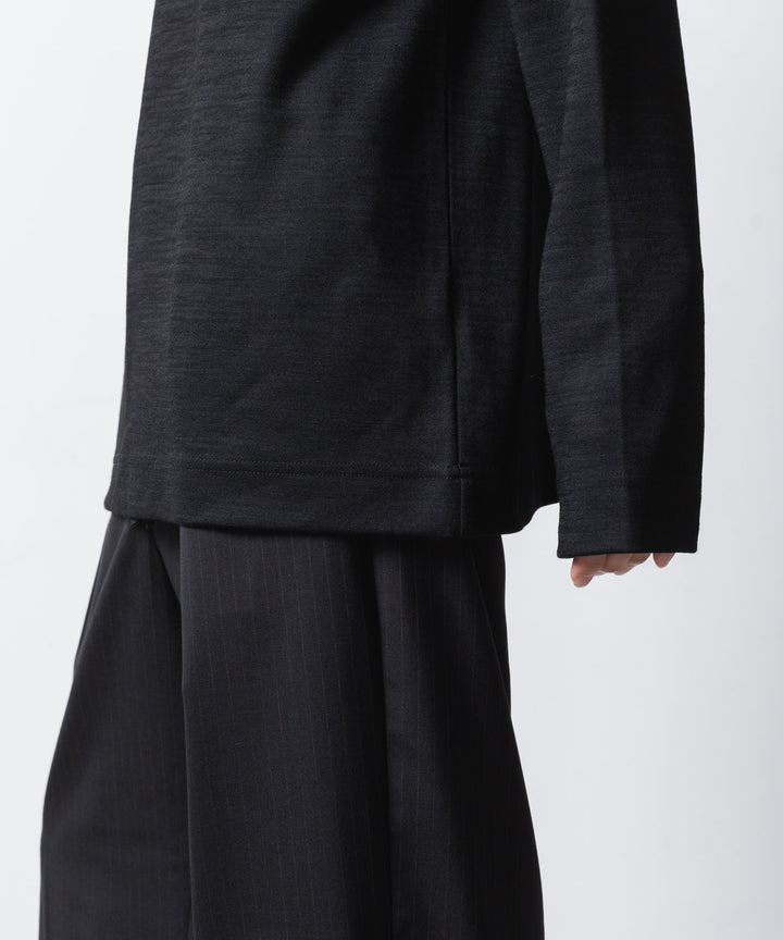 ATTACHMENT / EXCLUSIVE ITEM アタッチメントのWO/NYスムース ハイネックカットソー L/S - BLACKの公式通販サイトsession福岡セレクトショップ