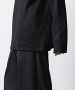 画像をギャラリービューアに読み込む, ATTACHMENT / EXCLUSIVE ITEM アタッチメントのWO/NYスムース ハイネックカットソー L/S - BLACKの公式通販サイトsession福岡セレクトショップ
