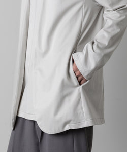 【ATTACHMENT】ATTACHMENT アタッチメントのCOTTON DOUBLE FACE COLLARLESS CARDIGAN - L.GRAY 公式通販サイトsession福岡セレクトショップ