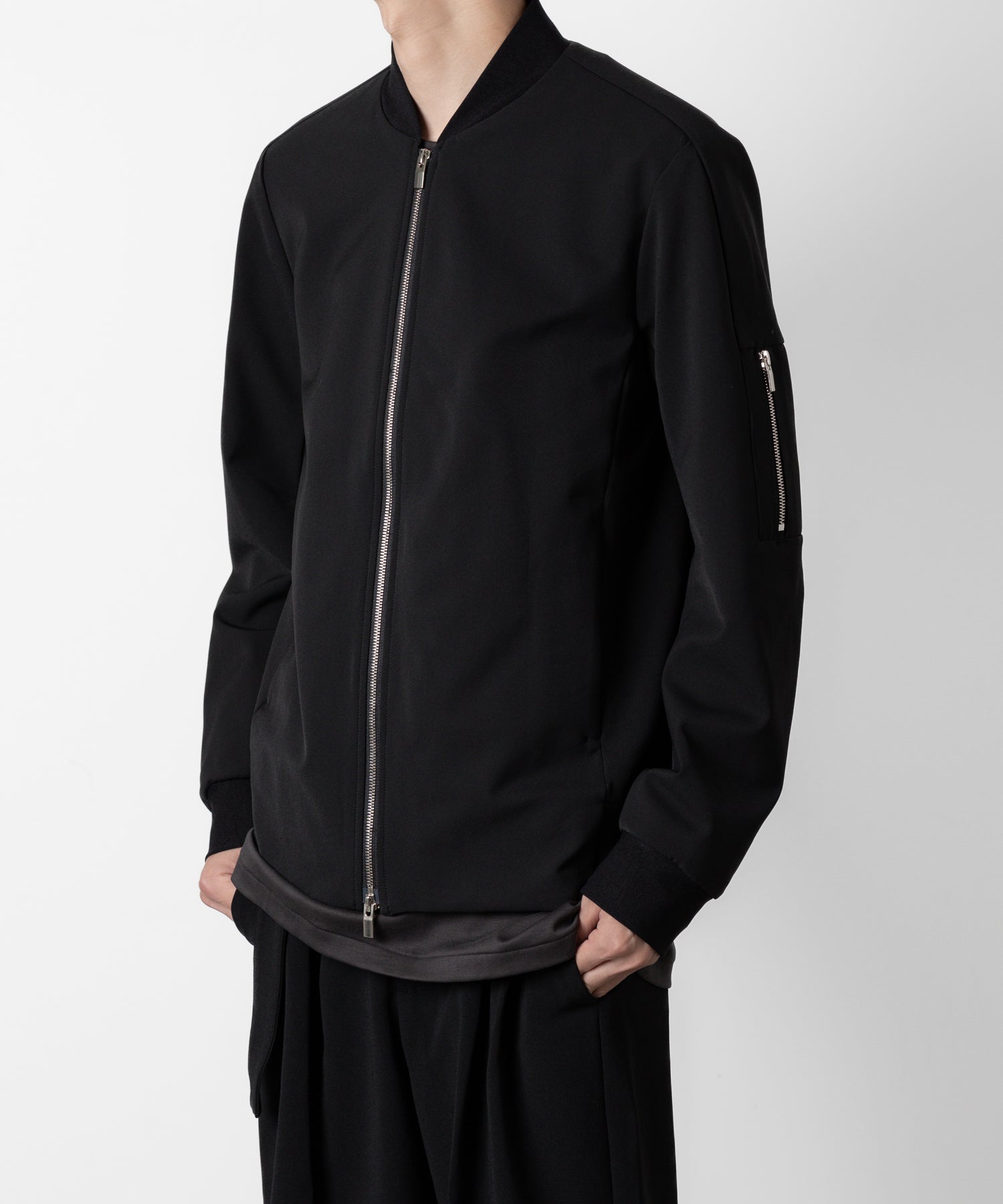 ATTACHMENT アタッチメントの別注SOLOTEX DOUBLE CLOTH SLIM FIT MA-1 - BLACKの公式通販サイトsession福岡セレクトショップ
