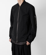 画像をギャラリービューアに読み込む, ATTACHMENT アタッチメントの別注SOLOTEX DOUBLE CLOTH SLIM FIT MA-1 - BLACKの公式通販サイトsession福岡セレクトショップ

