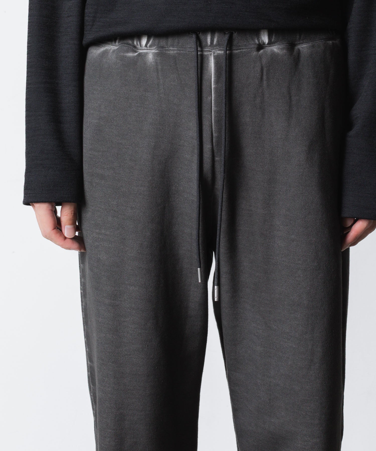 VEIN ヴェインのJUMBERCA TERRY COLD DYED SWEAT PANTS - GRAYの公式通販サイトsession福岡セレクトショップ