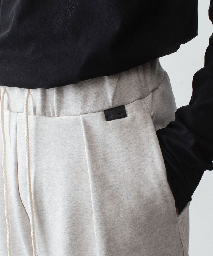 ATTACHMENT アタッチメントのCO STRETCH TERRY 1TUCK EASY TROUSERS - X.GRAYの公式通販サイトsession福岡セレクトショップ