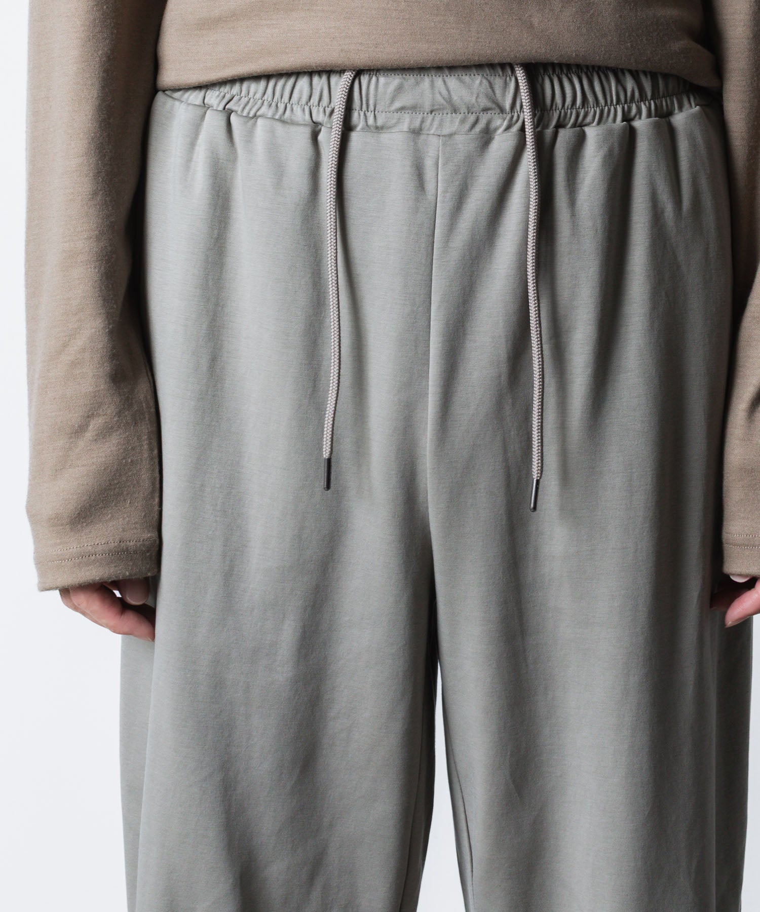 ATTACHMENT アタッチメントのCOTTON DOUBLE FACE LOUNGE TROUSERS - L.KH GRAYの公式通販サイトsession福岡セレクトショップ