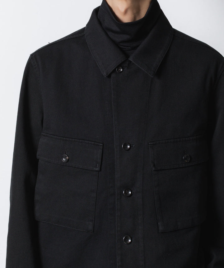 ATTACHMENT アタッチメントのCO NIDOM CLOTH M-43 JACKET - BLACKの公式通販サイトsession福岡セレクトショップ