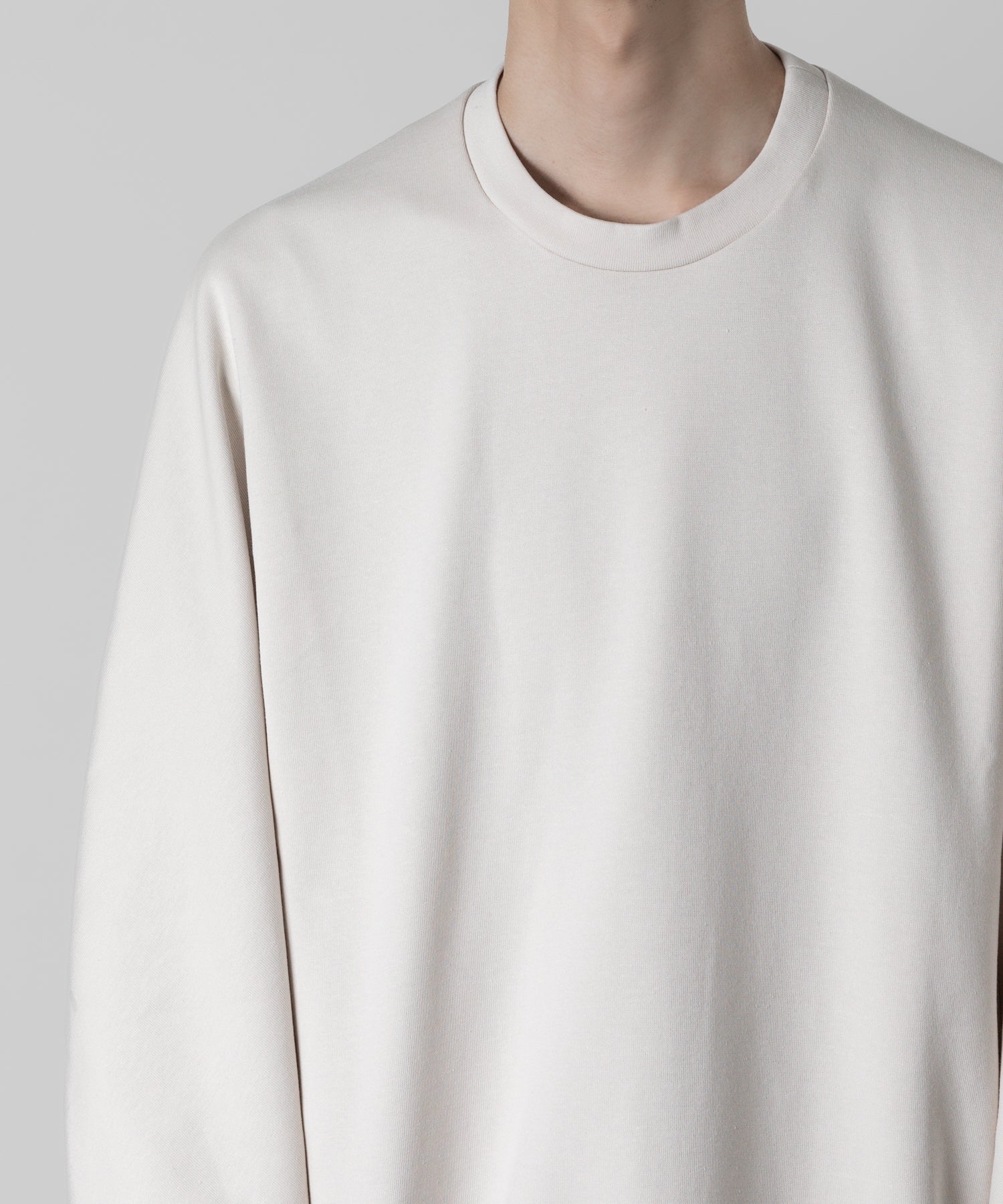 【ATTACHMENT】ATTACHMENT アタッチメントのCO/PE DOUBLE KNIT SWEAT SHIRT - OFF WHITE 公式通販サイトsession福岡セレクトショップ