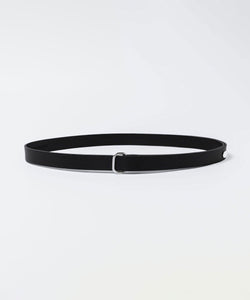 ATTACHMENT /アタッチメント】COW LEATHER BUCKLE LESS BELT - BLACK