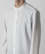 画像をギャラリービューアに読み込む, ATTACHMENT アタッチメントのPE STRETCH VIYELLA BAND COLLAR DRESS SHIRT - WHITE 公式通販サイトsession福岡セレクトショップ
