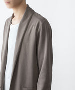 画像をギャラリービューアに読み込む, ATTACHMENT / EXCLUSIVE ITEMアタッチメントのCOTTON DOUBLE FACE STOLE CARDIGAN - KHAKI GRAYの公式通販サイトsession福岡セレクトショップ
