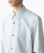画像をギャラリービューアに読み込む, ATTACHMENT アタッチメントのWO/PE STRIPE L/S SHIRT - S.BLUEの公式通販サイトsession福岡セレクトショップ
