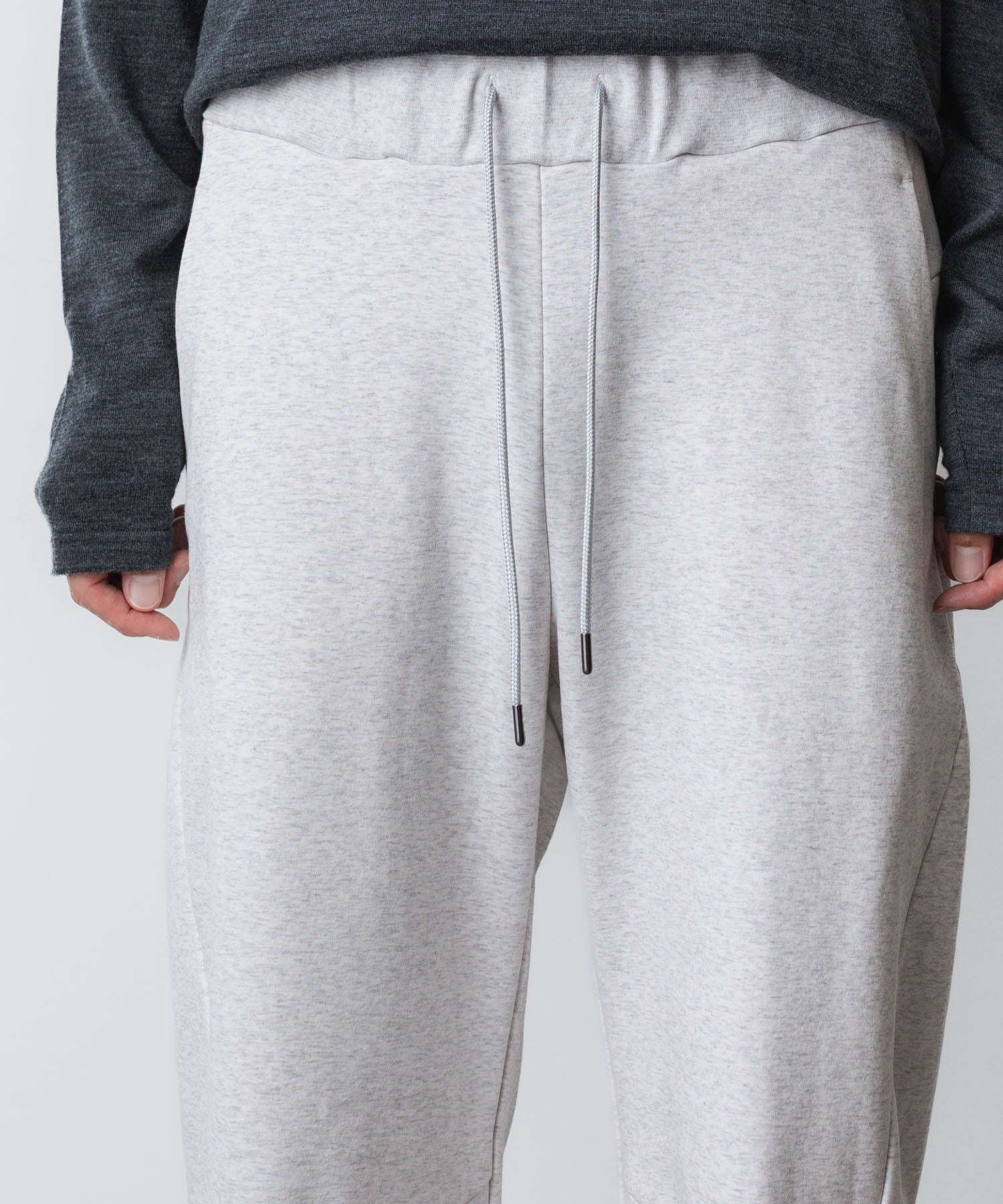 ATTACHMENT アタッチメントのCO STRECH TERRY 3D WIDE TROUSERS - X.GRAYの公式通販サイトsession福岡セレクトショップ