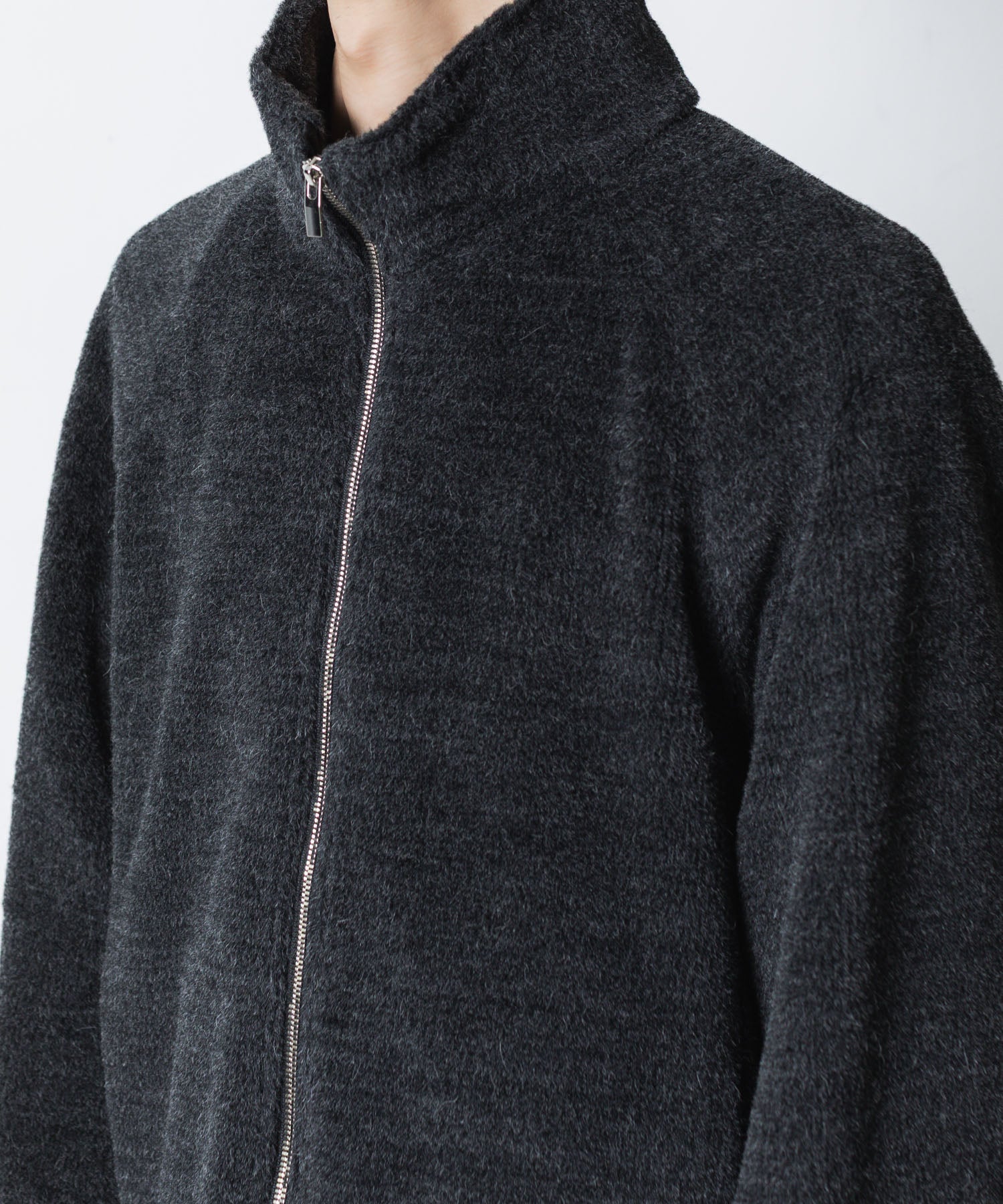 ATTACHMENT アタッチメントのWO/ALPACA BOA ZIP UP BLOUSON - D.GRAYの公式通販サイトsession福岡セレクトショップ