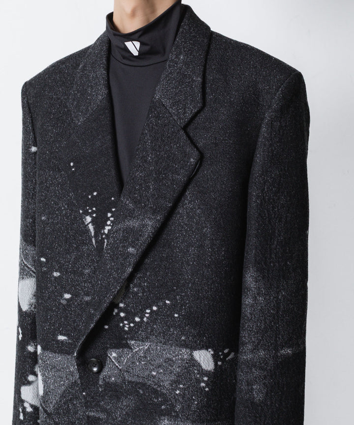 VEIN ヴェインのCO/WO PHOTO JACQUARD OVER JACKET - BLACKの公式通販サイトsession福岡セレクトショップ
