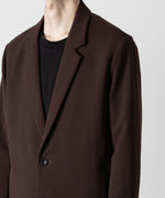 画像をギャラリービューアに読み込む, ATTACHMENT アタッチメントのPE STRETCH DOUBLE CLOTH 2B JACKET - BROWN 公式通販サイトsession福岡セレクトショップ
