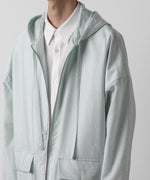 画像をギャラリービューアに読み込む, ATTACHMENT アタッチメントのWO/NY VOILE ZIP UP HOODED JACKET - L.GREEN 公式通販サイトsession福岡セレクトショップ
