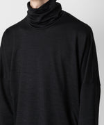 画像をギャラリービューアに読み込む, ATTACHMENT アタッチメントのWO/NY SMOOTH OVERSIZED HIGHNECK L/S TEE - BLACK 公式通販サイトsession福岡セレクトショップ
