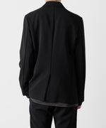 画像をギャラリービューアに読み込む, ATTACHMENT アタッチメントのPE STRETCH DOUBLE CLOTH 2B JACKET - BLACK 公式通販サイトsession福岡セレクトショップ
