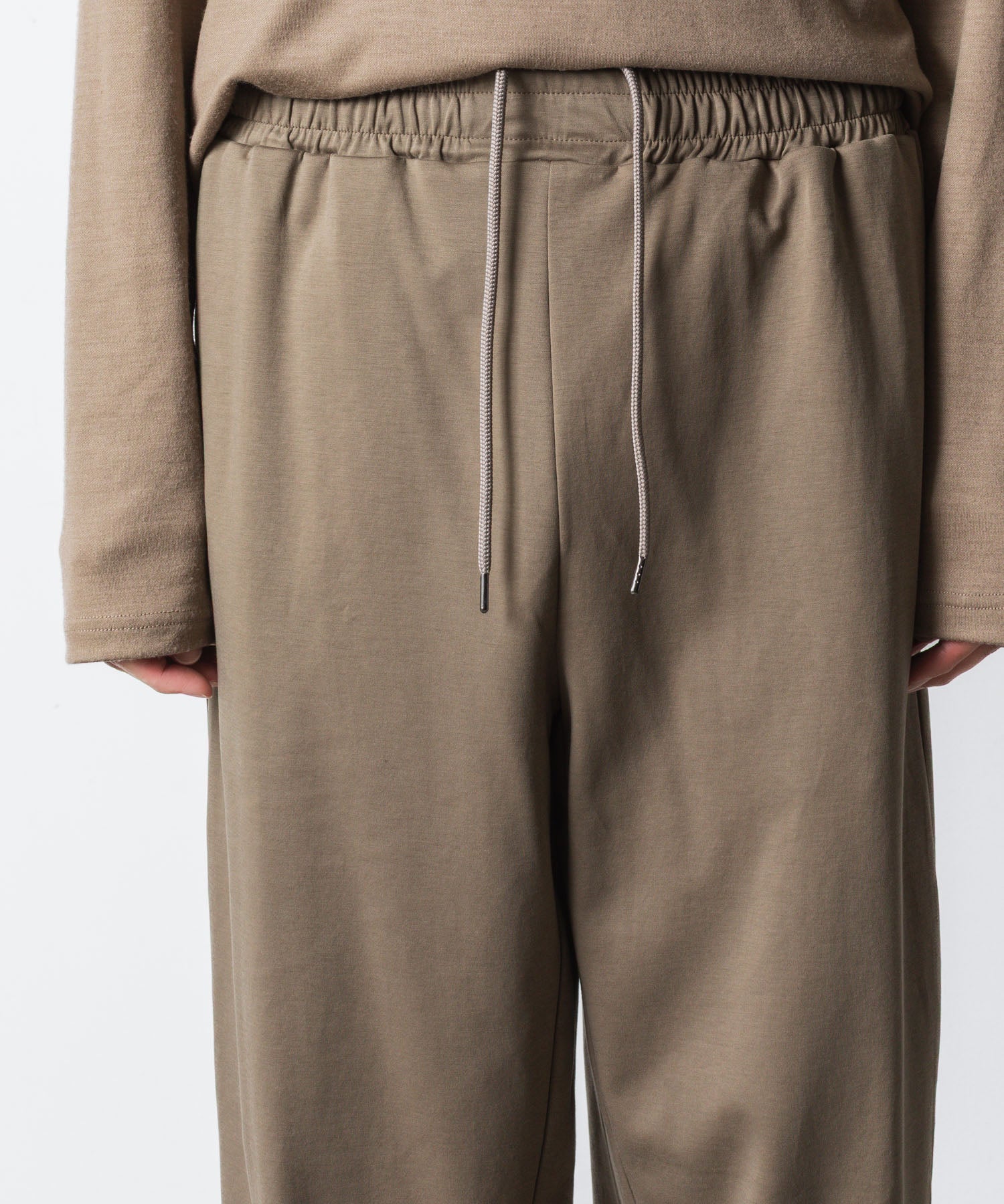 ATTACHMENT アタッチメントのCOTTON DOUBLE FACE LOUNGE TROUSERS - CAMELの公式通販サイトsession福岡セレクトショップ