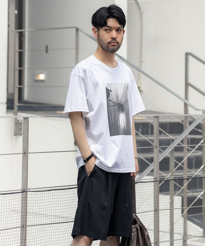 ATTACHMENT アタッチメントの30//2 SUVIN JERSEY PRINT TEE - WHITEの公式通販サイトsession福岡セレクトショップ