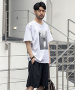画像をギャラリービューアに読み込む, ATTACHMENT アタッチメントの30//2 SUVIN JERSEY PRINT TEE - WHITEの公式通販サイトsession福岡セレクトショップ
