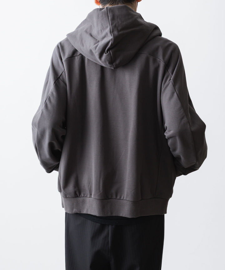 ATTACHMENT アタッチメントのCO STRECH TERRY ZIP UP HOODIE - D.GRAYの公式通販サイトsession福岡セレクトショップ