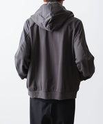 画像をギャラリービューアに読み込む, ATTACHMENT アタッチメントのCO STRECH TERRY ZIP UP HOODIE - D.GRAYの公式通販サイトsession福岡セレクトショップ
