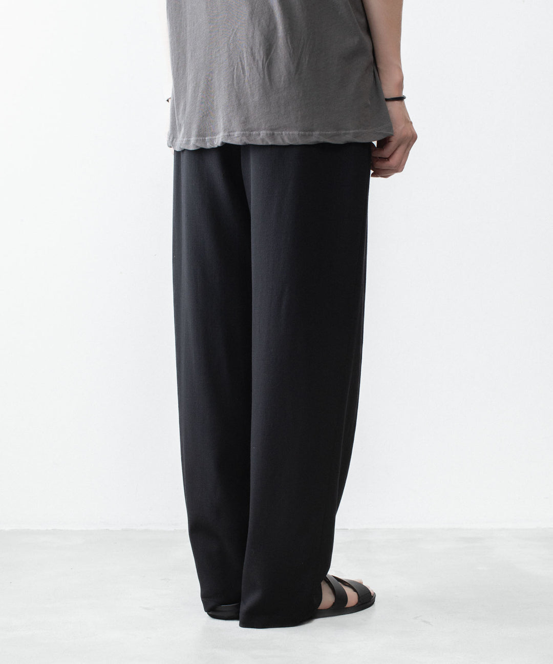ATTACHMENT アタッチメントの2/90 WO TWIST TWILL EASY TROUSERS - BLACKの公式通販サイトsession福岡セレクトショップ