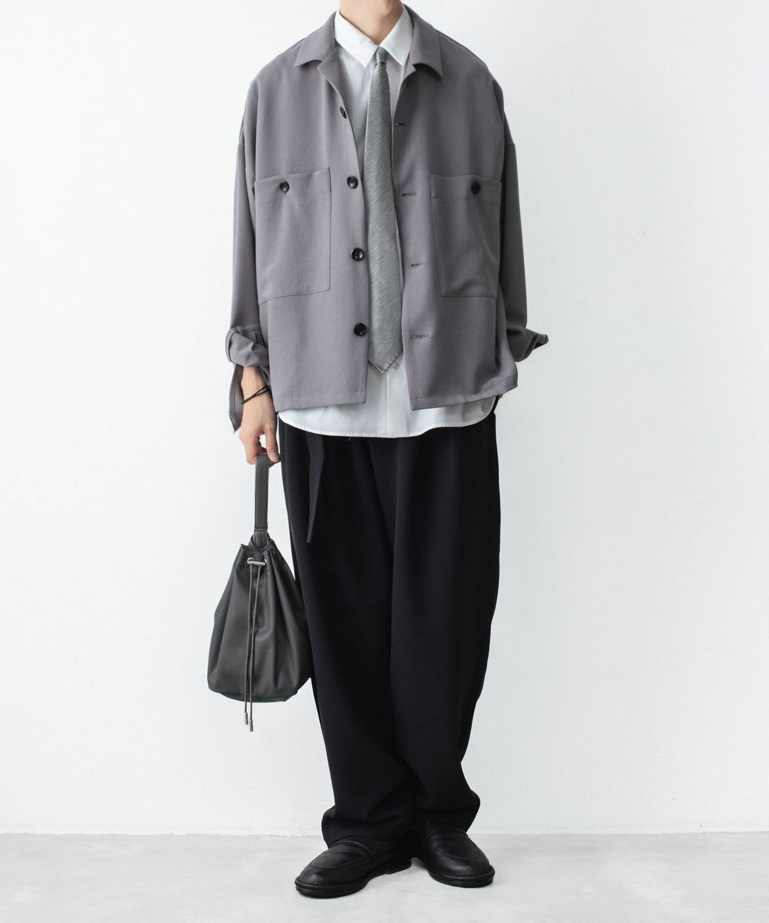 ATTACHMENT アタッチメントのSILK SATIN JACQUARD TIE - D.GRAYの公式通販サイトsession福岡セレクトショップ