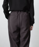 画像をギャラリービューアに読み込む, ATTACHMENT アタッチメントのPE STRETCH DOUBLE CLOTH BELTED WIDE TAPERED TROUSERS - D.BROWNの公式通販サイトsession福岡セレクトショップ
