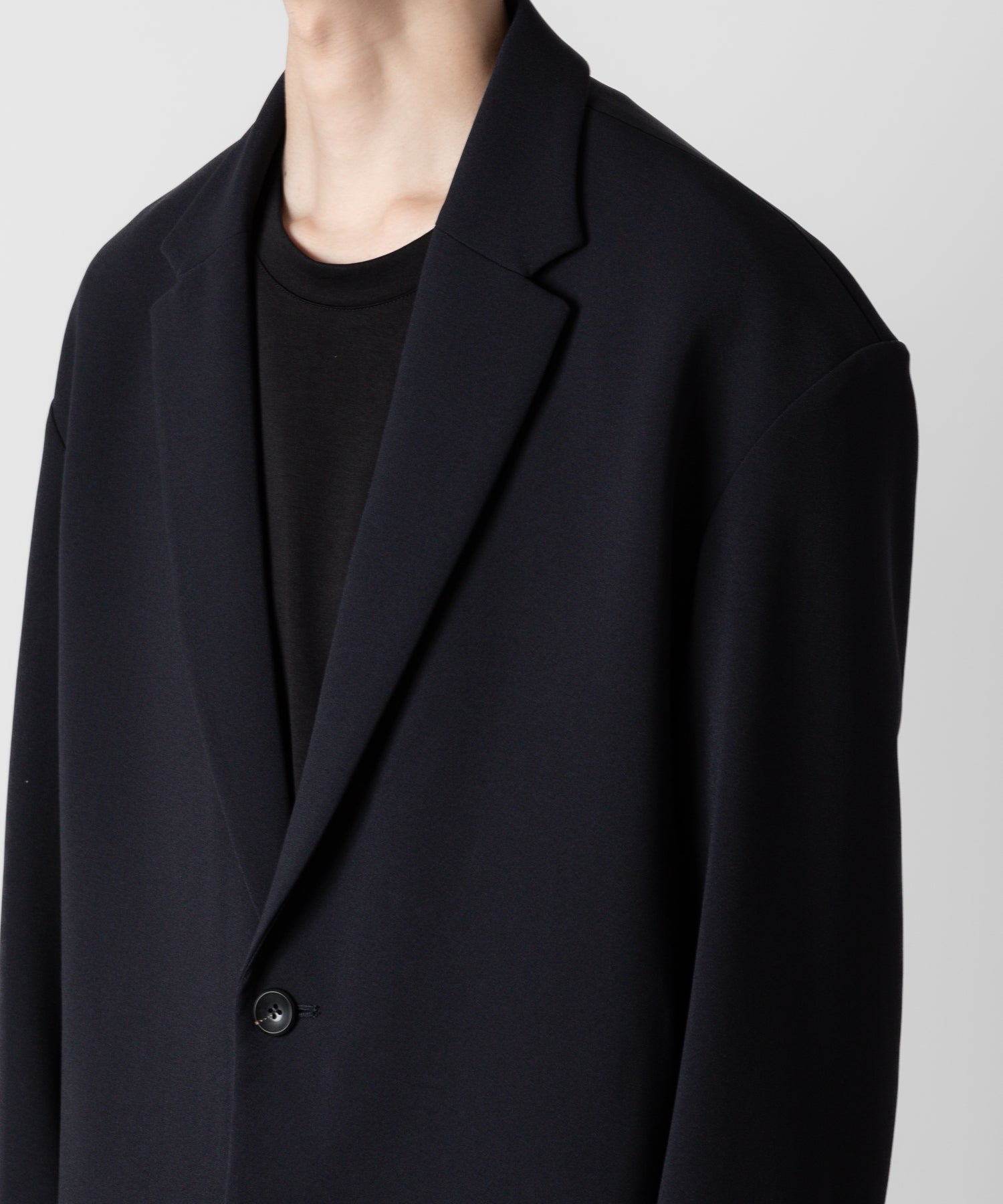 ATTACHMENT アタッチメントのPE STRETCH DOUBLE CLOTH OVERSIZED 2B JACKET - NAVY 公式通販サイトsession福岡セレクトショップ