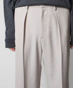 画像をギャラリービューアに読み込む, VEIN ヴェインのPE KERSEY 1TUCK TROUSERS - L.BEIGEの公式通販サイトsession福岡セレクトショップ
