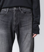 画像をギャラリービューアに読み込む, ATTACHMENT アタッチメントの13OZ DENIM STRAIGHT JEANS - BLACKの公式通販サイトsession福岡セレクトショップ
